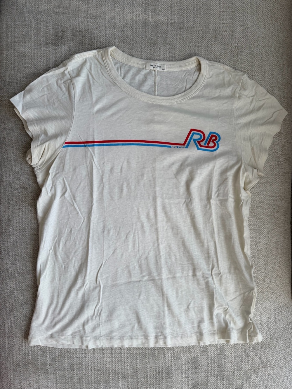 Rag & Bone Racer RB Printed Pima Cotton-Jersey T-Shirt
